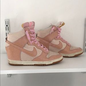 Nike sneaker wedges size 8